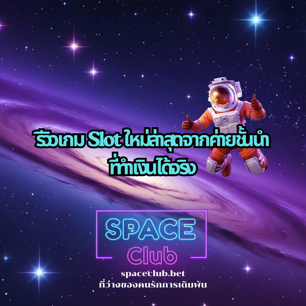 รีวิวเกม Slot ใหม่ล่าสุดจากค่ายชั้นนำที่ทำเงินได้จริง